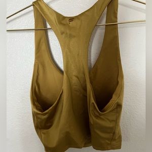 Goldish/Green fabletics tank top